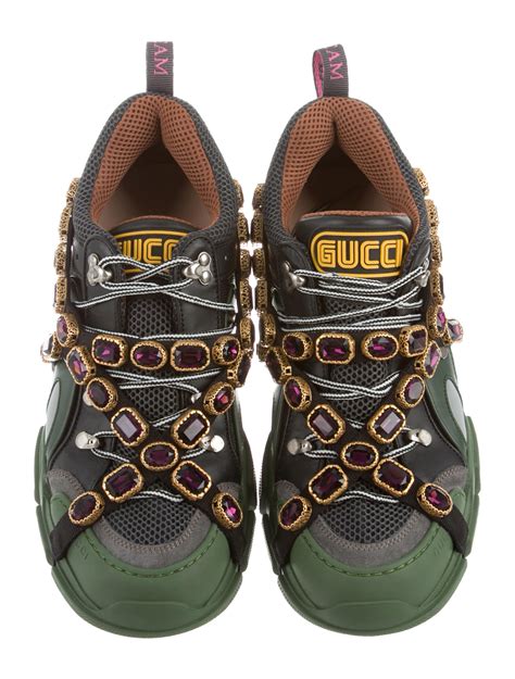 gucci - flashtrek sneakers - green|gucci flashtrek sneakers cheap.